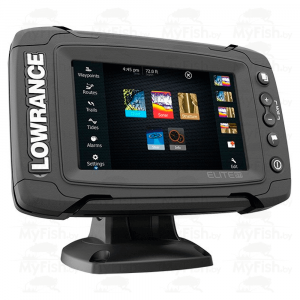 Эхолот-картплоттер Lowrance Elite-5Ti Mid/High/DownScan
